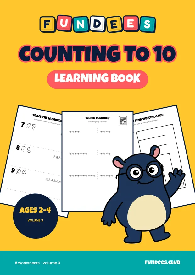 Counting to 10 3, Ages 2–4