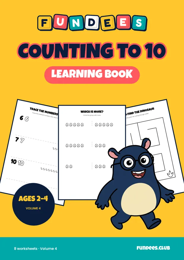Counting to 10 4, Ages 2–4