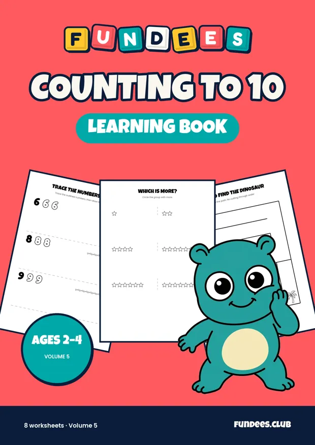 Counting to 10 5, Ages 2–4