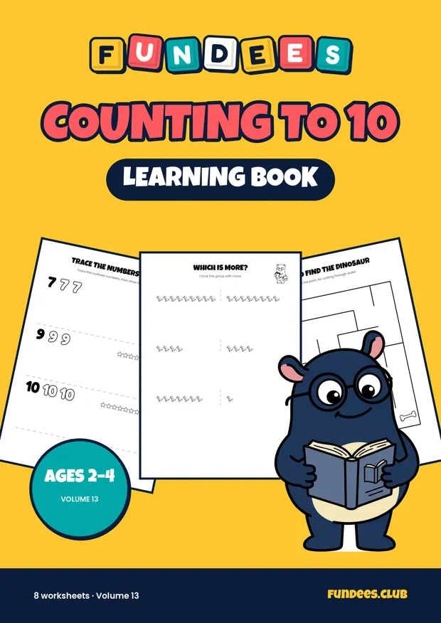 Counting to 10 13, Ages 2–4
