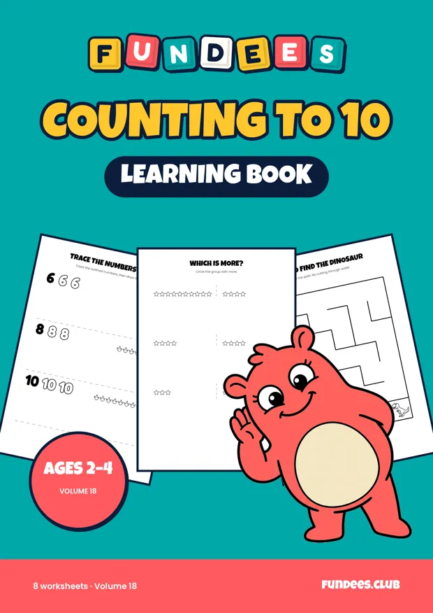 Counting to 10 18, Ages 2–4