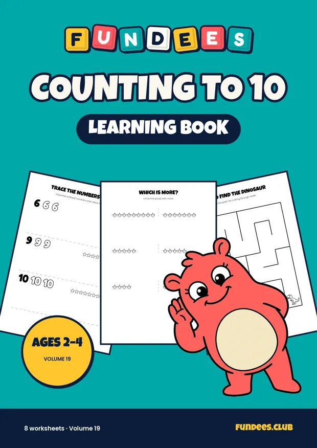 Counting to 10 19, Ages 2–4