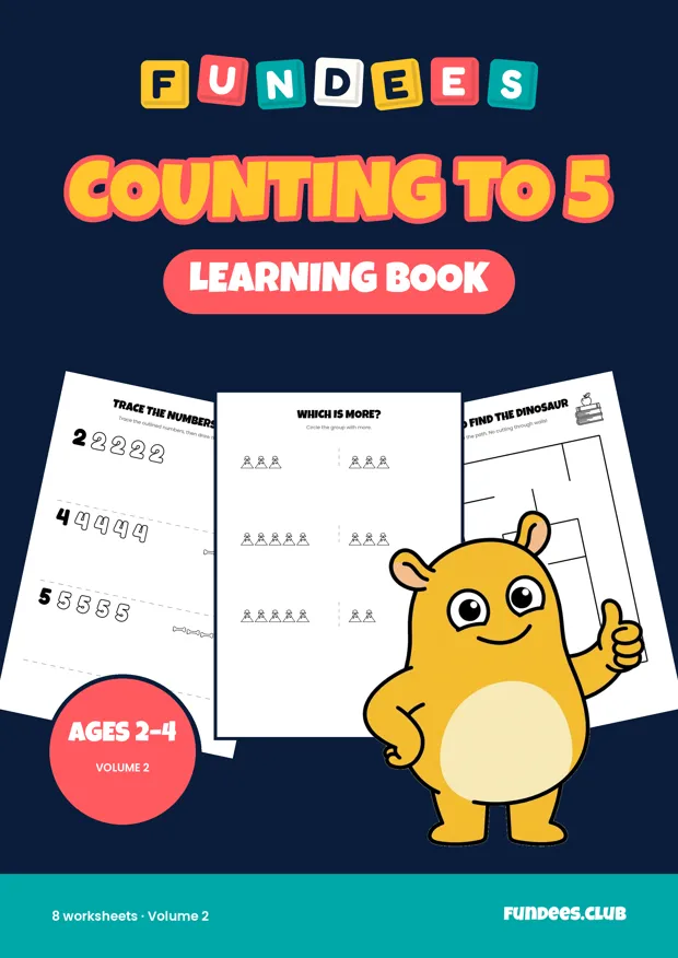 Counting to 5 2, Ages 2–4