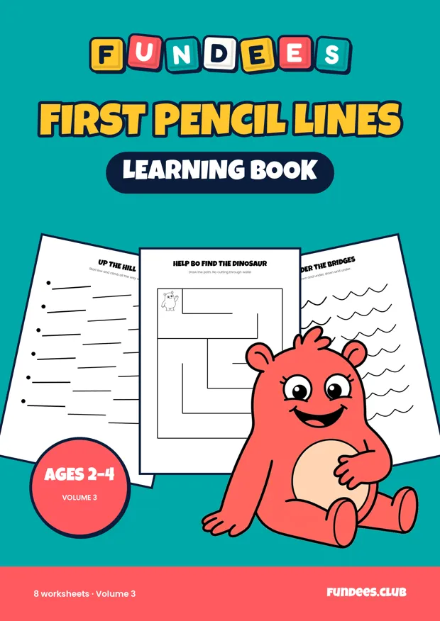 First Pencil Lines 3, Ages 2–4