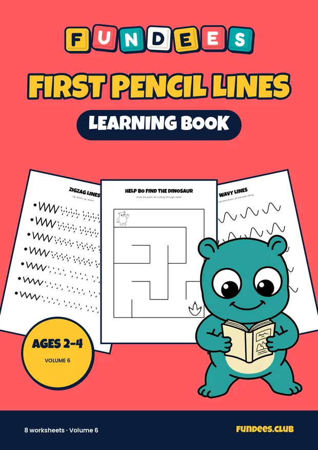 First Pencil Lines 6, Ages 2–4