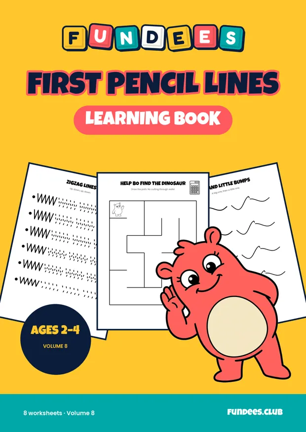 First Pencil Lines 8, Ages 2–4