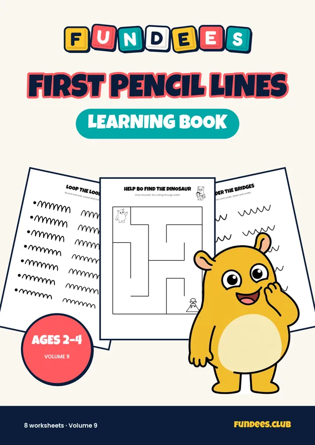 First Pencil Lines 9, Ages 2–4
