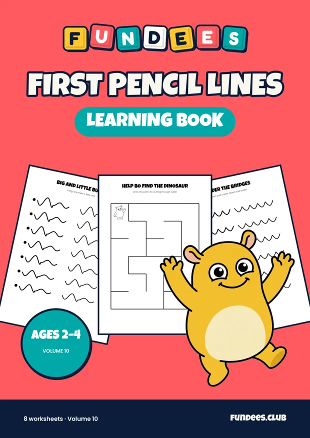 First Pencil Lines 10, Ages 2–4