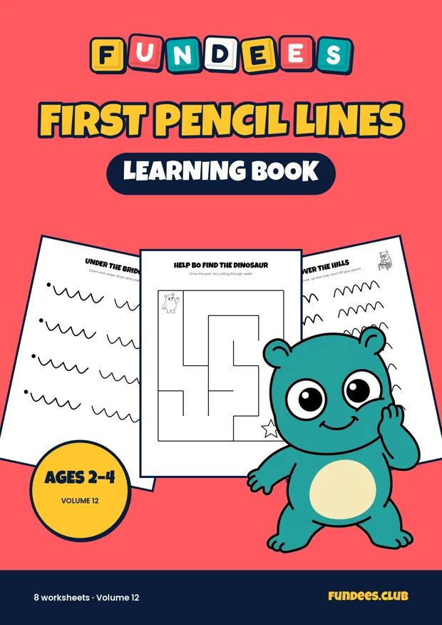 First Pencil Lines 12, Ages 2–4