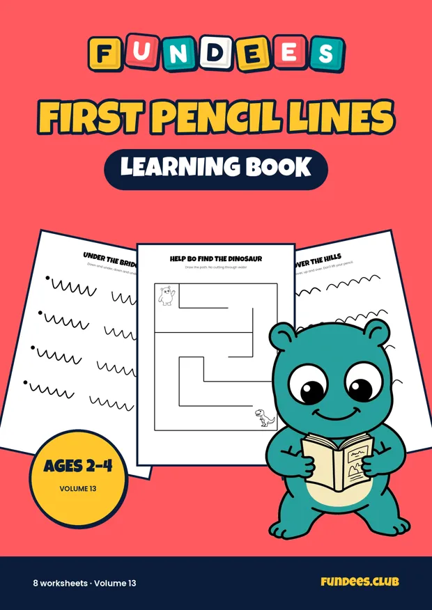 First Pencil Lines 13, Ages 2–4