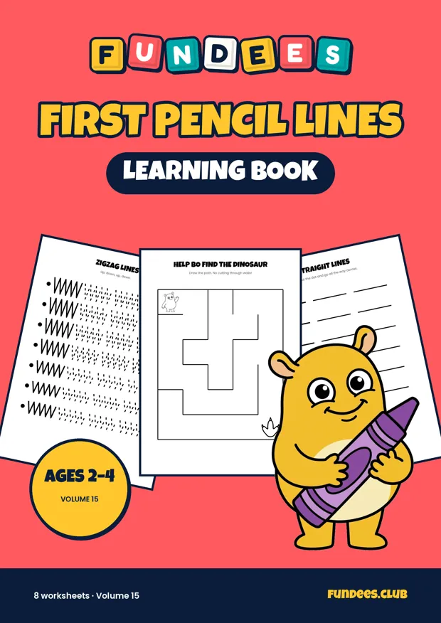 First Pencil Lines 15, Ages 2–4