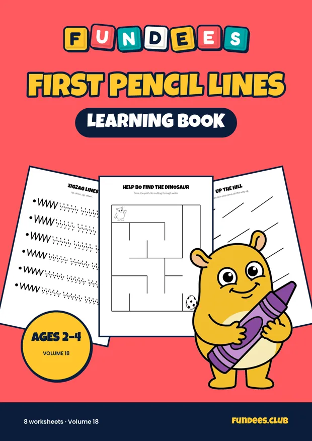 First Pencil Lines 18, Ages 2–4