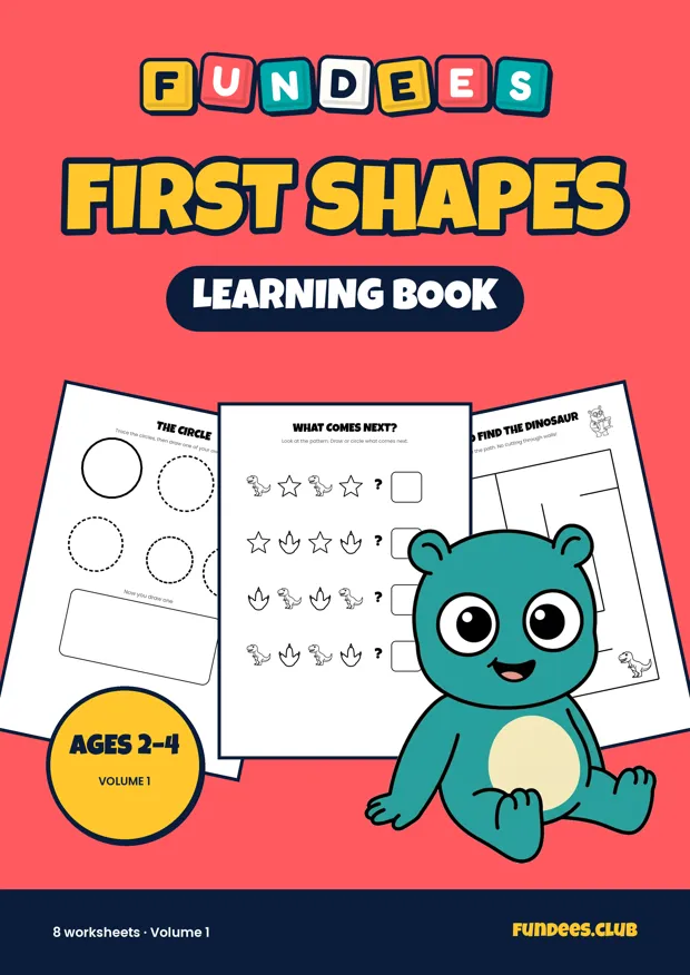 First Shapes learning books, Ages 2–4