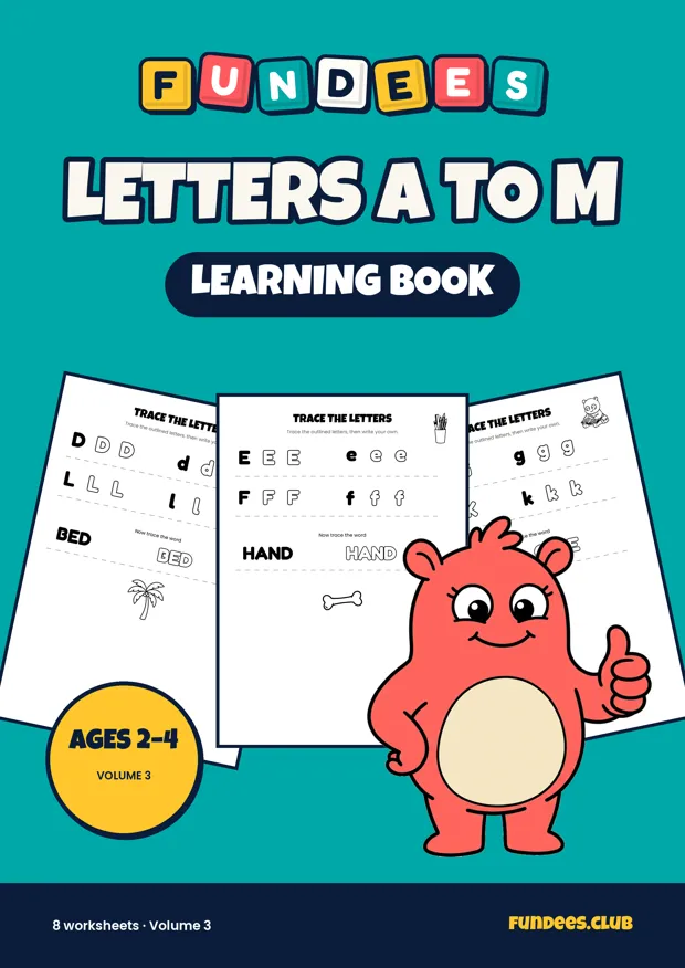 Letters A to M 3, Ages 2–4