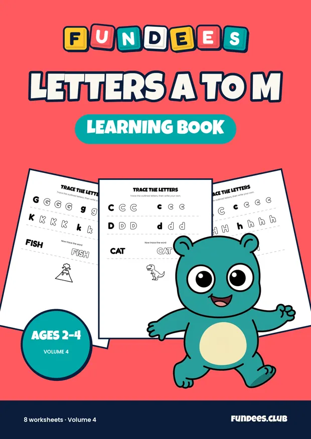 Letters A to M 4, Ages 2–4