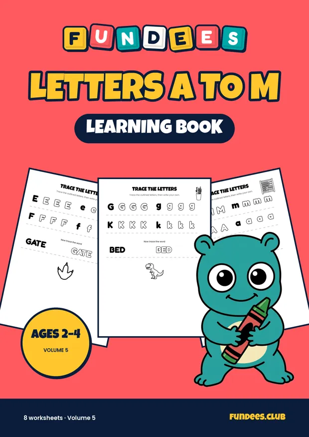 Letters A to M 5, Ages 2–4