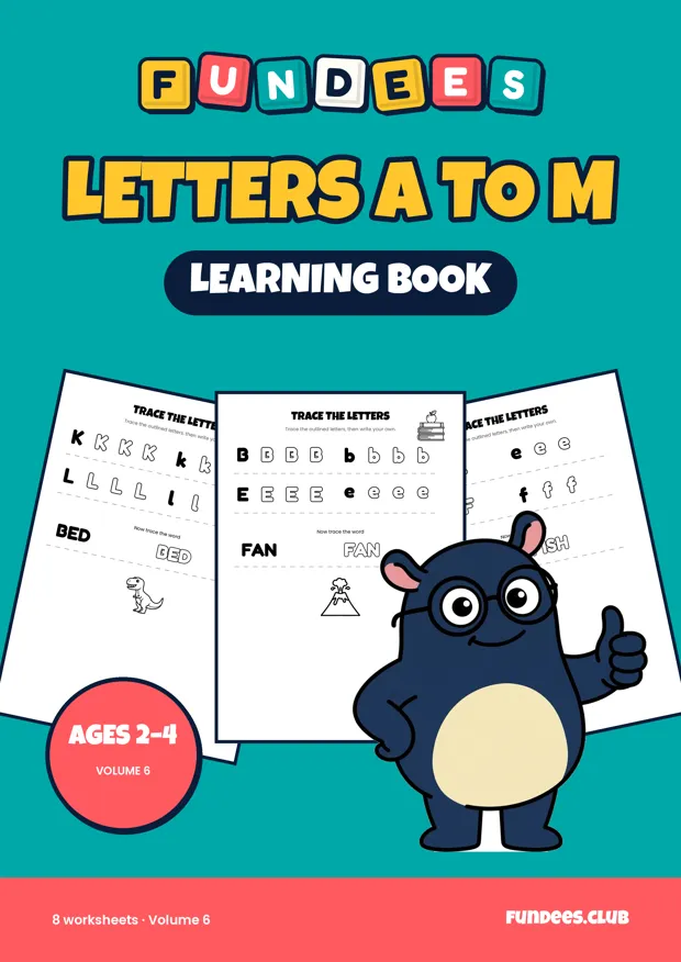 Letters A to M 6, Ages 2–4