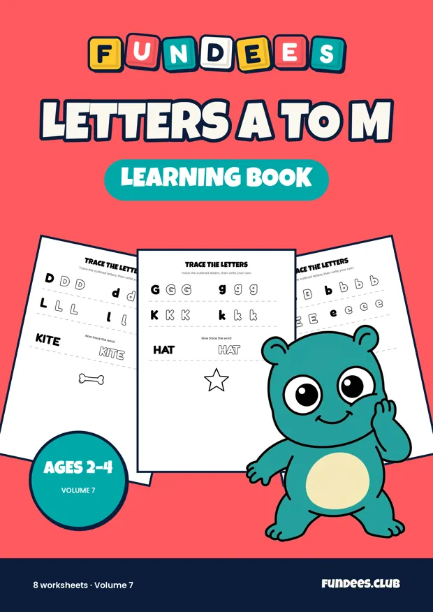 Letters A to M 7, Ages 2–4