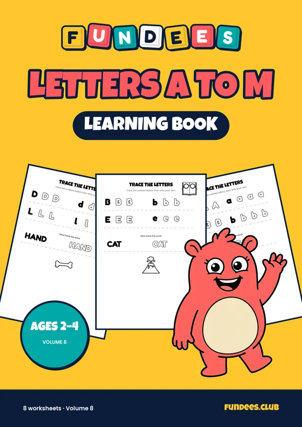 Letters A to M 8, Ages 2–4