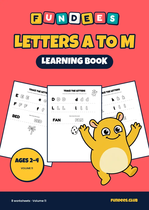 Letters A to M 11, Ages 2–4