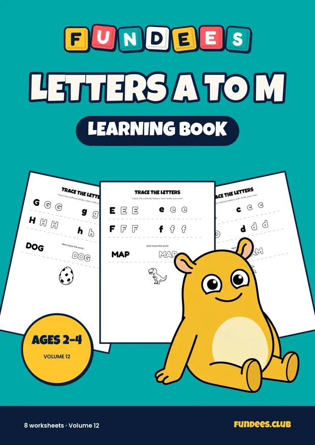 Letters A to M 12, Ages 2–4