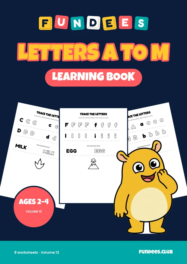 Letters A to M 13, Ages 2–4