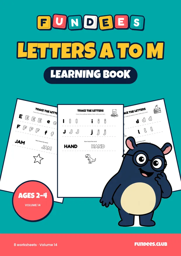 Letters A to M 14, Ages 2–4