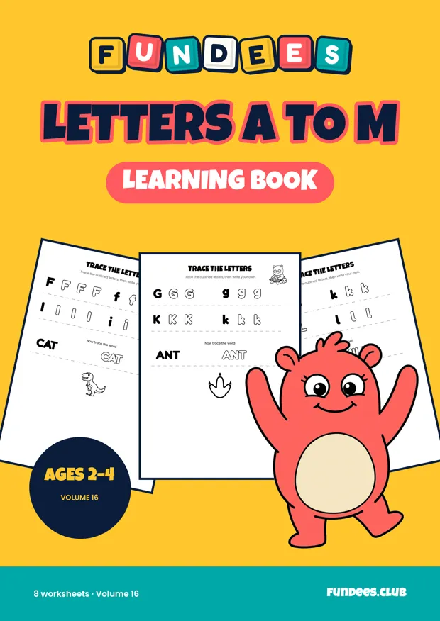 Letters A to M 16, Ages 2–4