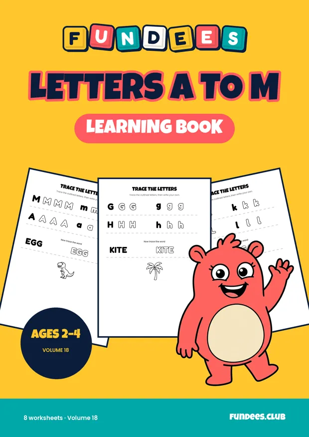 Letters A to M 18, Ages 2–4
