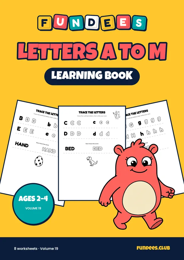 Letters A to M 19, Ages 2–4