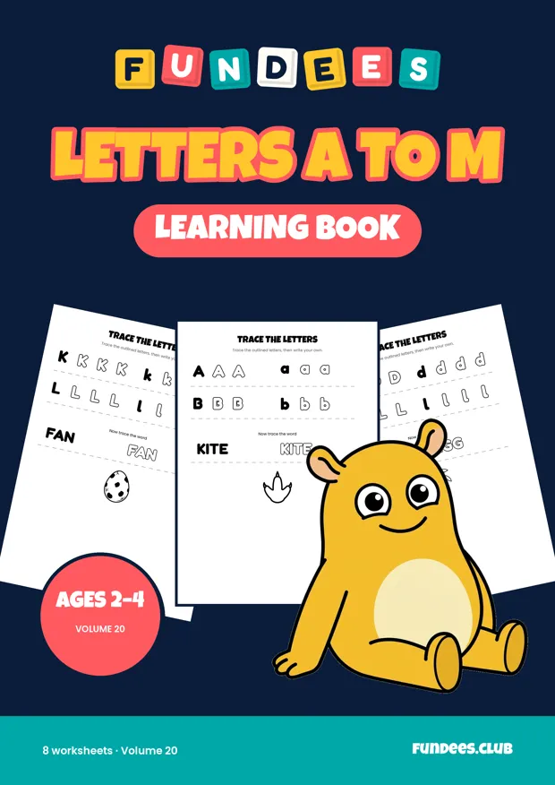 Letters A to M 20, Ages 2–4