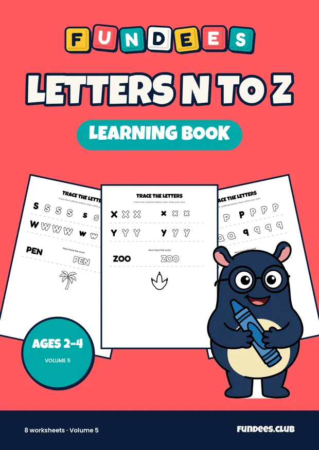 Letters N to Z 5, Ages 2–4