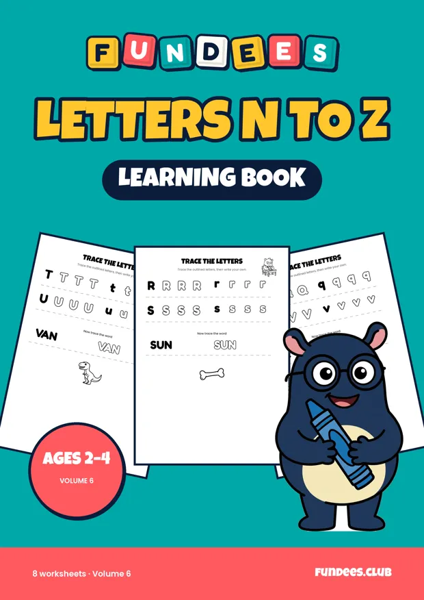 Letters N to Z 6, Ages 2–4