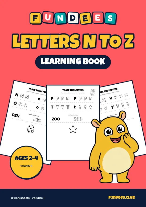 Letters N to Z 11, Ages 2–4