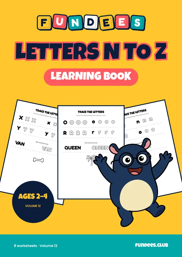 Letters N to Z 12, Ages 2–4