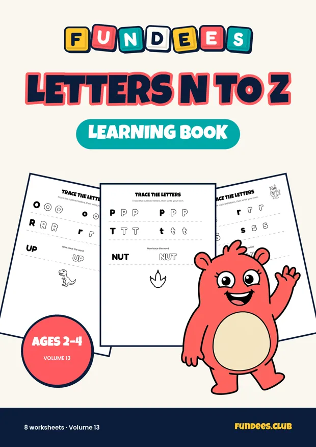 Letters N to Z 13, Ages 2–4