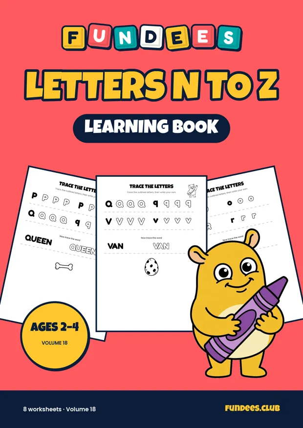 Letters N to Z 18, Ages 2–4