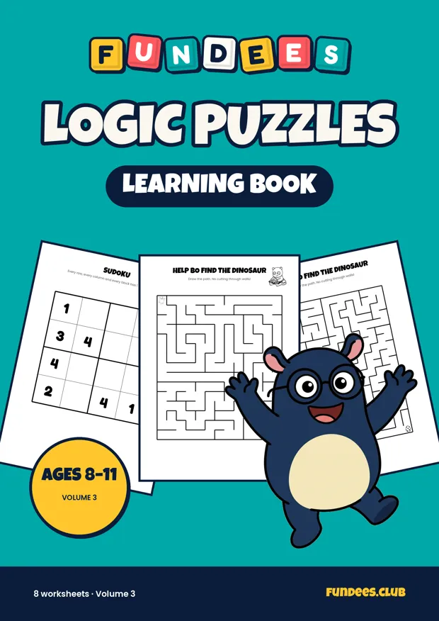 Logic Puzzles 3, Ages 8–11