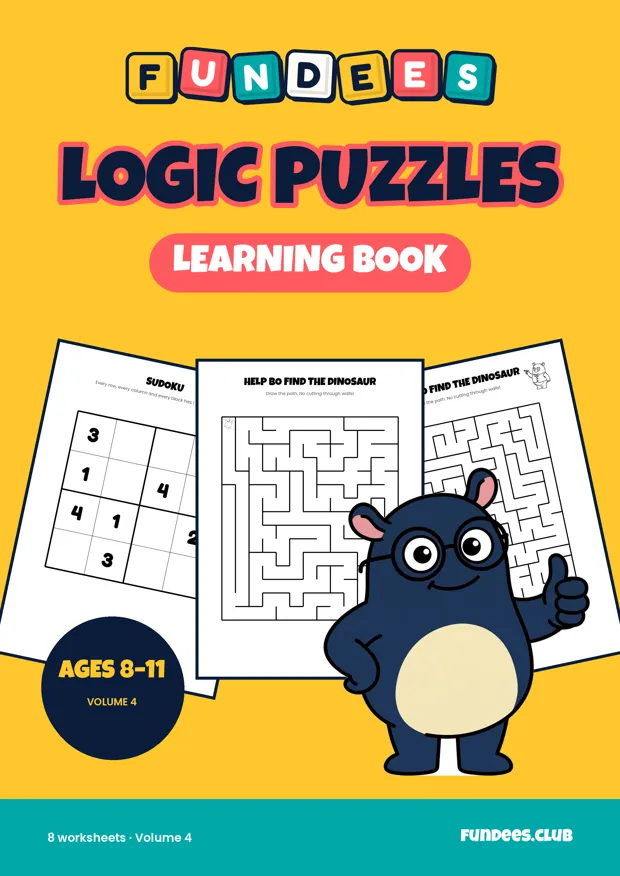 Logic Puzzles 4, Ages 8–11