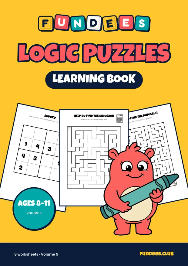 Logic Puzzles 5, Ages 8–11