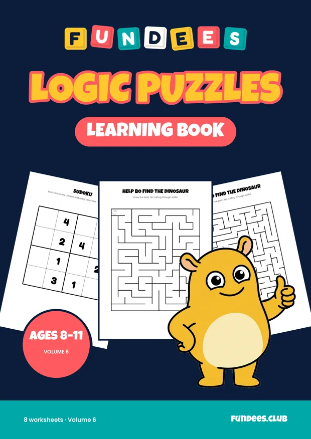 Logic Puzzles 6, Ages 8–11