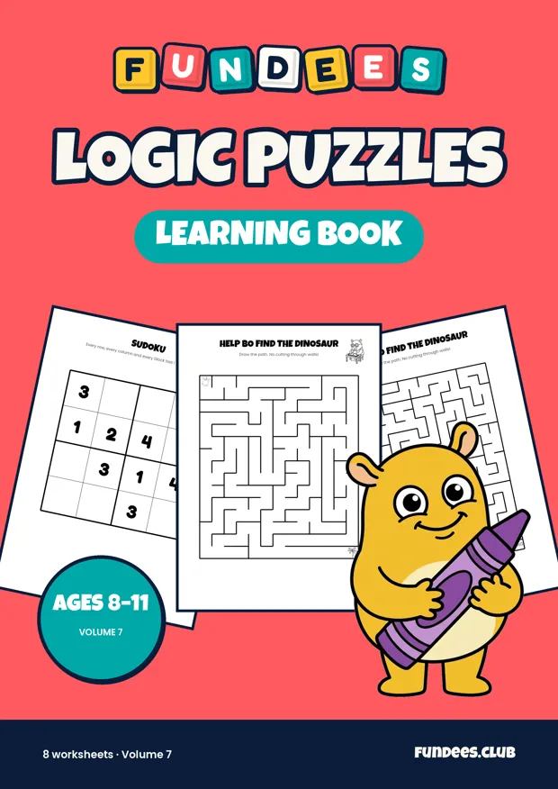 Logic Puzzles 7, Ages 8–11