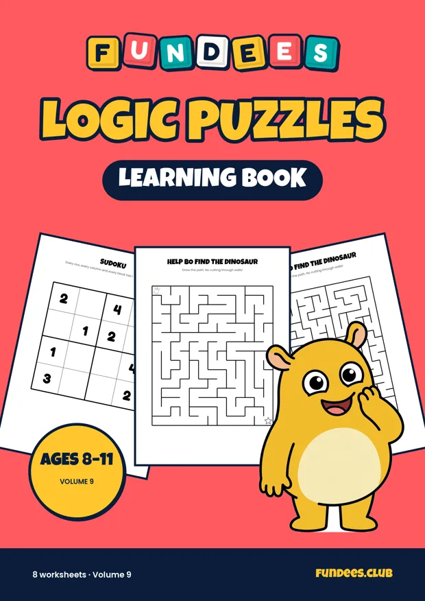 Logic Puzzles 9, Ages 8–11