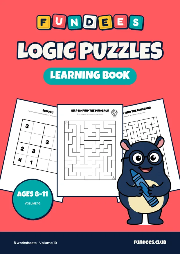 Logic Puzzles 10, Ages 8–11
