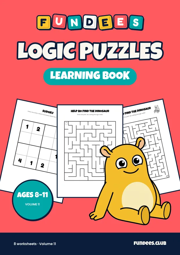 Logic Puzzles 11, Ages 8–11