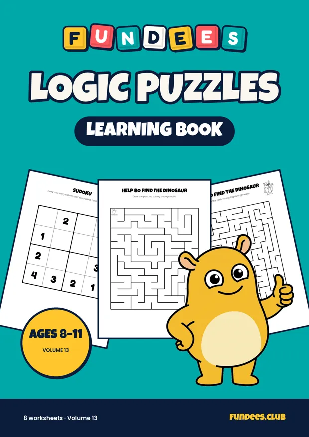 Logic Puzzles 13, Ages 8–11