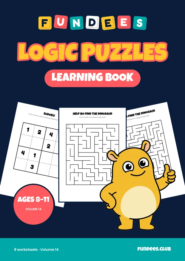 Logic Puzzles 14, Ages 8–11
