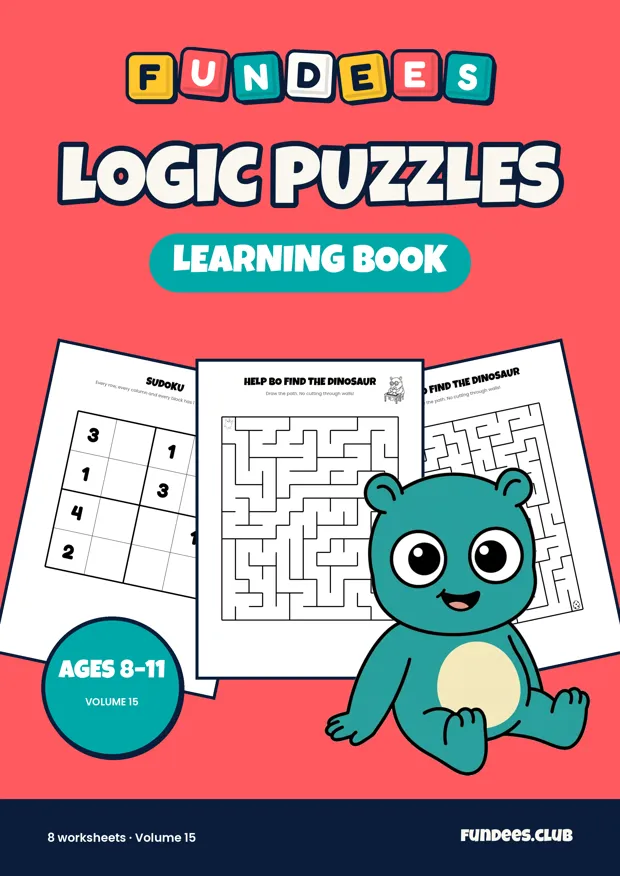 Logic Puzzles 15, Ages 8–11
