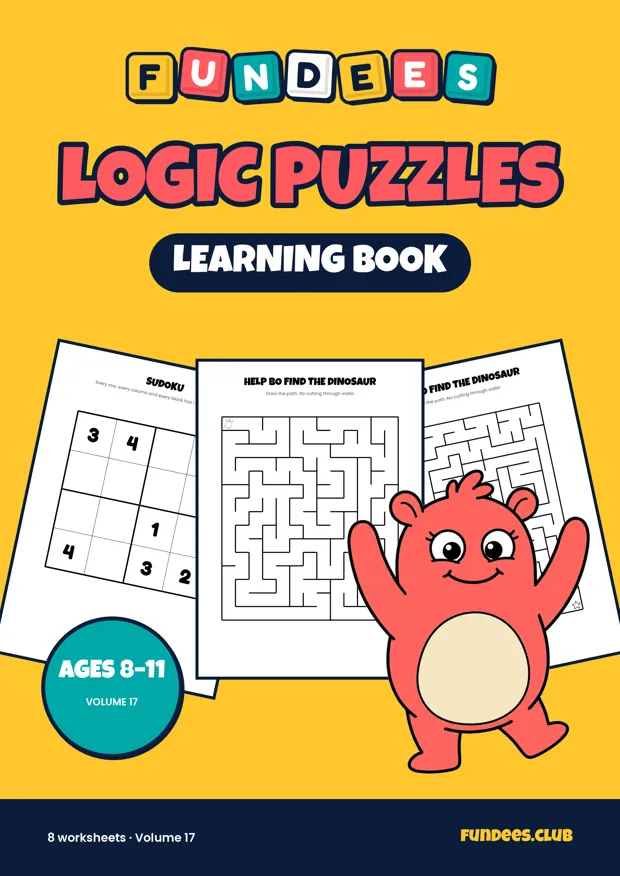 Logic Puzzles 17, Ages 8–11