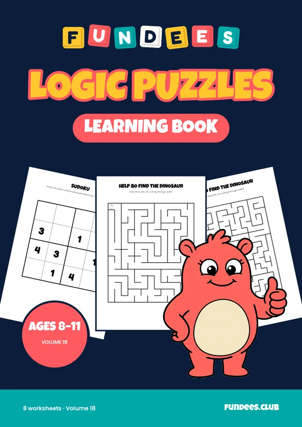 Logic Puzzles 18, Ages 8–11